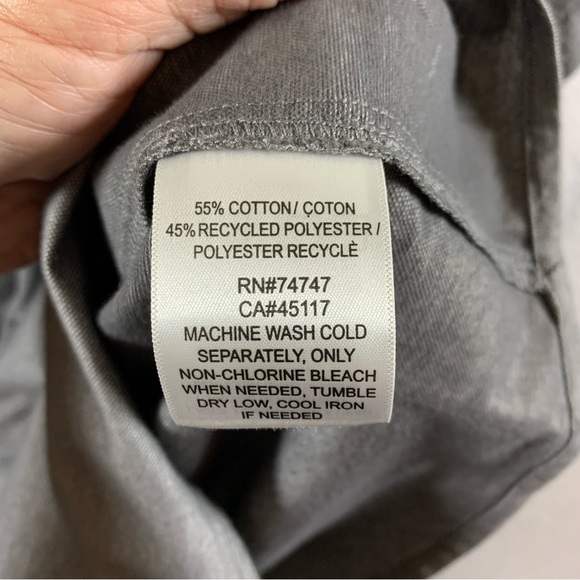 NWT ASCEND Men’s Endeavor Steel gray casual button down - Picture 8 of 10